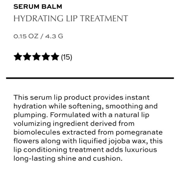 MAKE Beauty Pink Cerise Serum Balm Hydrating Lip Treatment | NEW - Picture 4 of 11